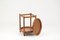 Danish Round Serving Trolley with Tray from Salin Møbler, 1960s, Image 2