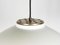 Lampe à Suspension 4005 en Laiton Nickelé et Méthacrylate Blanc par A. & pg Castiglioni pour Kartell, 1960s 10
