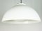 Lampe à Suspension 4005 en Laiton Nickelé et Méthacrylate Blanc par A. & pg Castiglioni pour Kartell, 1960s 5