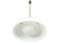 Lampe à Suspension 4005 en Laiton Nickelé et Méthacrylate Blanc par A. & pg Castiglioni pour Kartell, 1960s 2