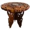 Vintage Plant Table in Carved Teak, Image 2