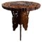 Vintage Plant Table in Carved Teak, Image 1