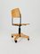 Bauhaus Swivel Office Chair in Wood from Giroflex, 1960s 10