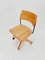 Bauhaus Swivel Office Chair in Wood from Giroflex, 1960s 3