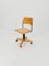 Bauhaus Swivel Office Chair in Wood from Giroflex, 1960s 2