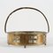 Art Deco Austrian Fruit Basket in Copper and Glass, 1920, Image 1