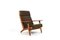 Poltrona Ge-290 con schienale alto di Hans J. Wegner per Getama, anni '50, Immagine 2