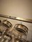 Glass and Chrome Candy Dispenser from Vendo Solo, Argentina, 1920s, Set of 17 6