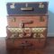 Valises Vintage en Cuir, 1970, Set de 6 3