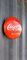 Round Coca Cola Button Sign, 1950s 4