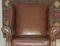 Sillón Club vintage de cuero, años 70, Imagen 9