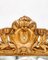 Large Louis Philippe Mirror with Ornate Shield Crest, 19th Century 2