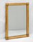 Louis XVI Style Rectangular Mirror with Flower Corners, 19th Century 2
