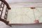 Antique Walnut Bench with Straw Seat 11