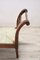 Antique Walnut Bench with Straw Seat 12