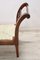 Antique Walnut Bench with Straw Seat 6