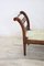 Antique Walnut Bench with Straw Seat 4