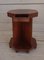 Art Deco Octagonal Reading Table with Two Shelves and Drawers, 1930s 4