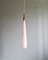 Scandinavian Suspension in White Opaline Glass & Teak by Uno & Östen Kristiansson for Luxus, 1960s, Image 10