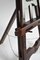 Italian Folding Table Easel in Wood and Brass, 1970s 8