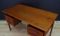 Mid-Century Teak Veneer Danish Desk 5