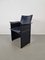 Korium Armchair in Black Leather by Tito Agnoli for Matteo Grassi, Italy, 1970s 6