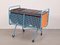 Vintage Trolley with Magazine Rack in the style of Mathieu Matégot, 1960s 8