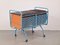 Vintage Trolley with Magazine Rack in the style of Mathieu Matégot, 1960s 1
