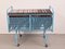 Vintage Trolley with Magazine Rack in the style of Mathieu Matégot, 1960s 6