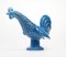 Vintage Italian Blue Ceramic Rooster, 1960s, Image 8