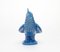 Vintage Italian Blue Ceramic Rooster, 1960s, Image 6
