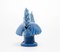 Vintage Italian Blue Ceramic Rooster, 1960s, Image 5