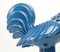 Vintage Italian Blue Ceramic Rooster, 1960s, Image 9