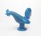 Vintage Italian Blue Ceramic Rooster, 1960s, Image 7