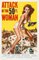 Vintage Attack of the 50ft. Woman Original Us One Sheet Movie Poster, 1958 1