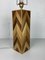 Mid-Century Pencil Reed, Rattan, Bamboo and Brass Coastal Table Lamp, 1970s, Image 14