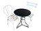 Wrought Iron Pedestal Table, France 4