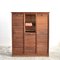 Vintage French Triple Tambour Haberdashery Cabinet, 1940s 2