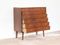 Vintage Teak Veneer Dresser by Johannes Sorth for Nexø 3