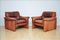 Mid-Century Leather Chairs, 1970s, Set of 2, Image 1