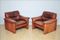 Mid-Century Leather Chairs, 1970s, Set of 2, Image 2