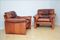 Mid-Century Leather Chairs, 1970s, Set of 2 5