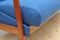 Navy Blue Fold Out Sofa, 1960s, Image 15
