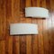 Sconces in Frosted Glass and Metal from Keria, France, 1990s, Set of 2 8