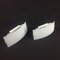 Sconces in Frosted Glass and Metal from Keria, France, 1990s, Set of 2 13