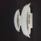 Sconces in Frosted Glass and Metal from Keria, France, 1990s, Set of 2 10