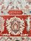 Vintage Afghan Wool Rug attributed to Ziegler & Co., 1950s, Image 8