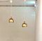 Löken Pendant Lamps in Brass by Helge Zimdal for Falkenbergs, Sweden, 1960s, Set of 2, Image 8