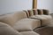 Modular Sofa in Beige Velvet by Hans Hopfer for Roche Bobois, 1974, Set of 5 4