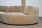 Sofá modular de terciopelo beige de Hans Hopfer para Roche Bobois, 1974. Juego de 5, Imagen 7